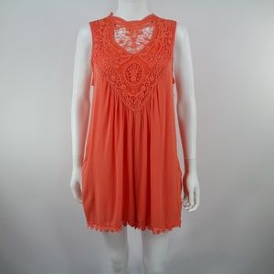 Taylor & Sage Romper Small Sherbert Lace Pockets